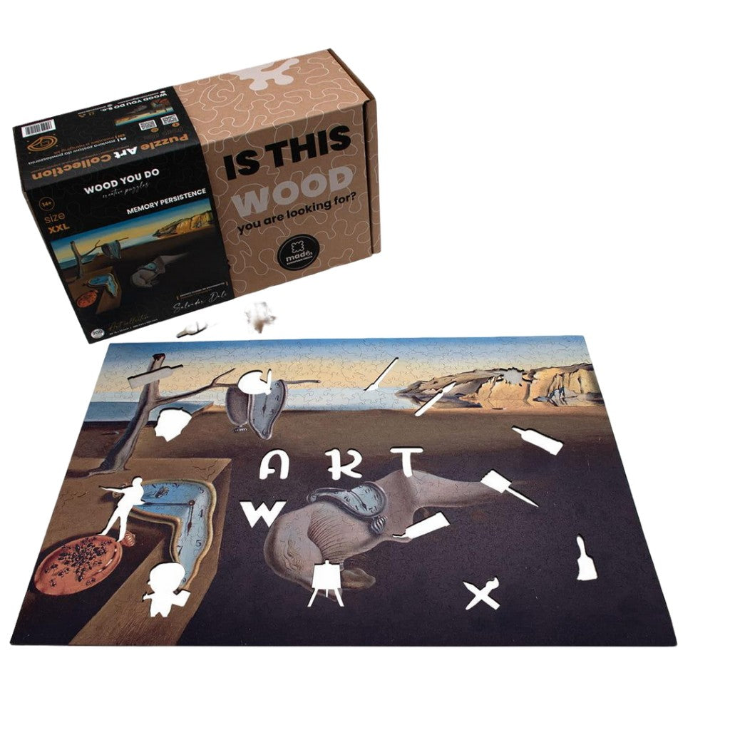 TRWAŁOŚĆ PAMIĘCI Salvador Dali | Puzzle drewniane | WOOD YOU DO