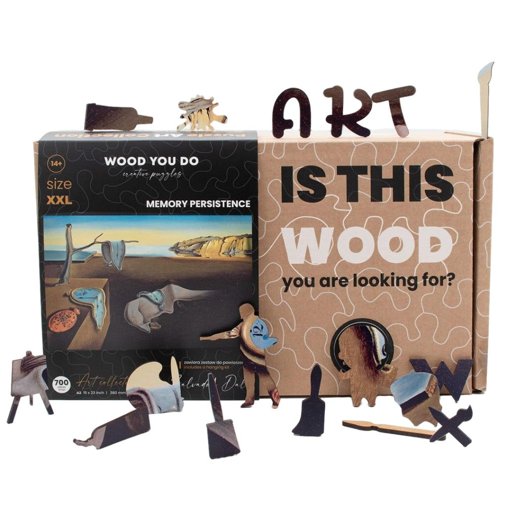 TRWAŁOŚĆ PAMIĘCI Salvador Dali | Puzzle drewniane | WOOD YOU DO