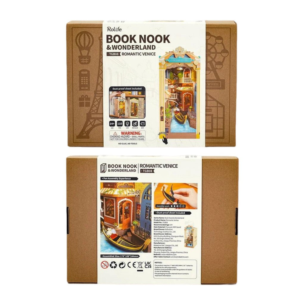 Romantyczna Wenecja | Book Nook | ROBOTIME