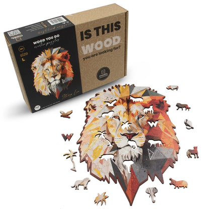 Strong Lion | WOOD YOU DO - Wooden Toys World