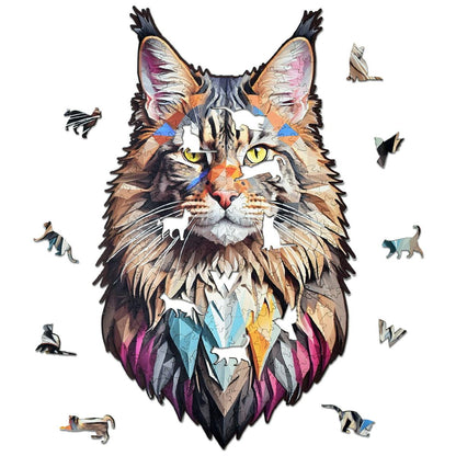 Kot Maine Coon | WOOD YOU DO - Wooden Toys World