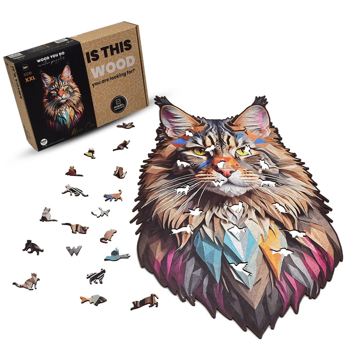Kot Maine Coon | WOOD YOU DO - Wooden Toys World