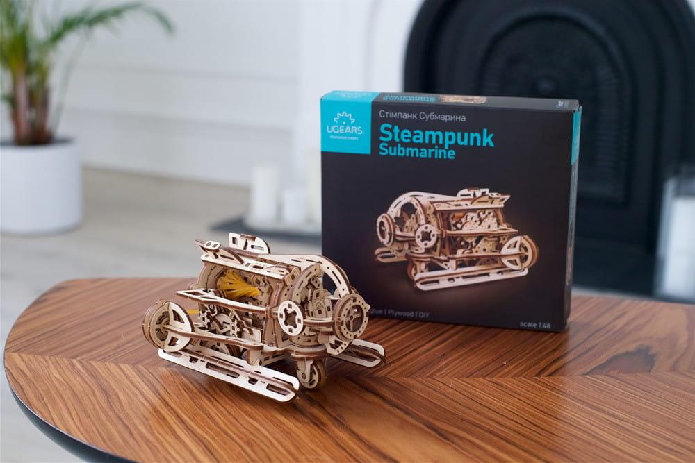 Steampunkowa łódź podwodna | UGEARS - Wooden Toys World