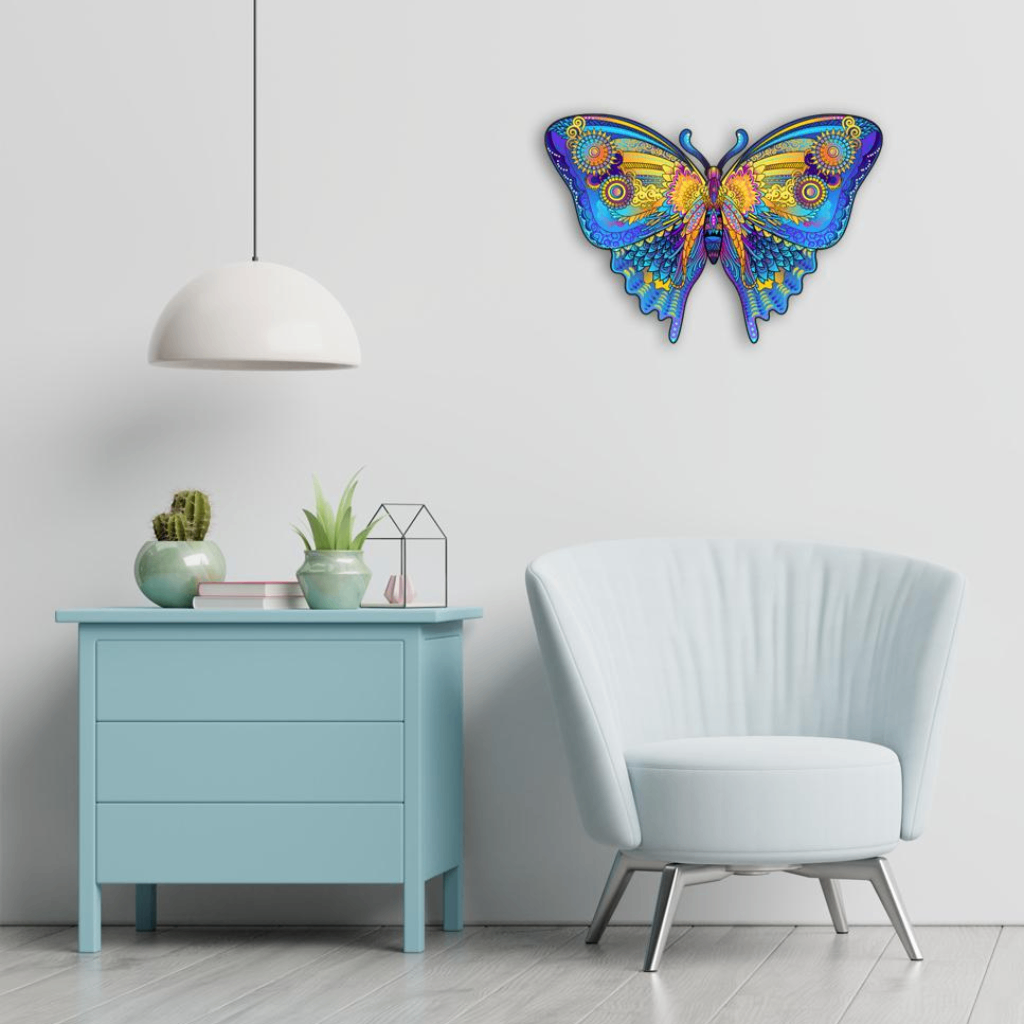 Motyl – drewniane puzzle ADAWOO, ujęcie produktu 6