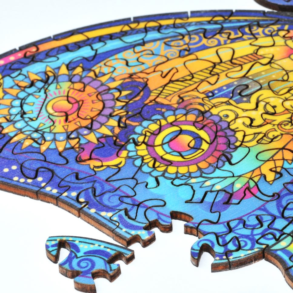 Motyl – drewniane puzzle ADAWOO, ujęcie produktu 3