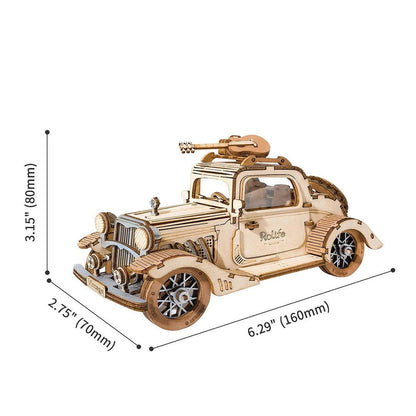 Samochód Vintage | ROBOTIME - Wooden Toys World