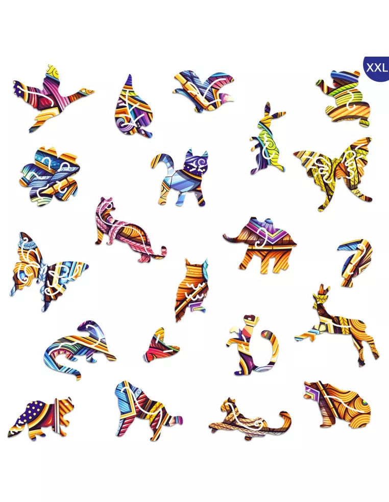 Mandala Doskonała harmonia – drewniane puzzle ADAWOO, ujęcie produktu 5