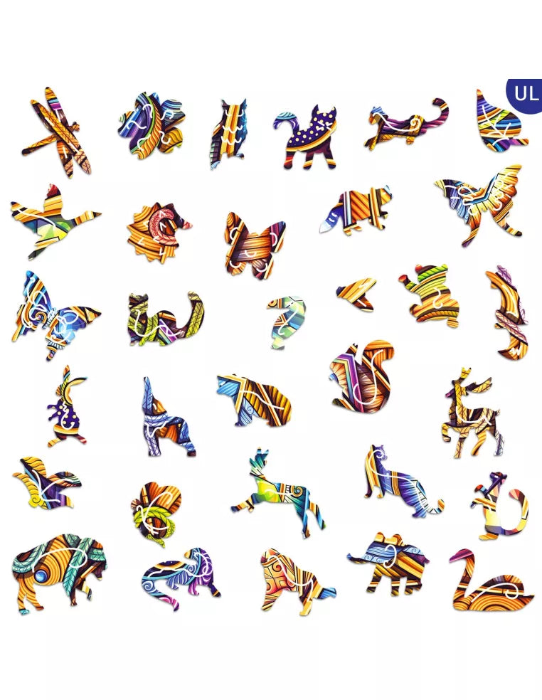 Mandala Doskonała harmonia – drewniane puzzle ADAWOO, ujęcie produktu 6