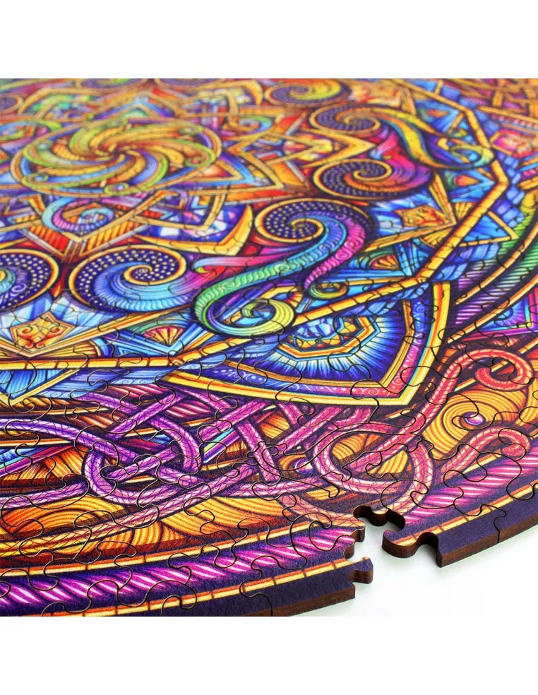 Mandala Doskonała harmonia – drewniane puzzle ADAWOO, zdjęcie 2