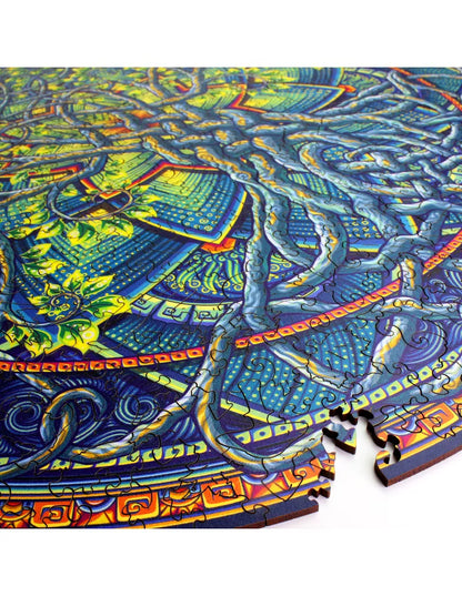 Mandala Drzewo Życia – drewniane puzzle ADAWOO, zdjęcie 2