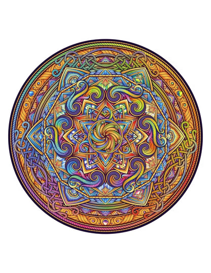 Mandala Doskonała harmonia – drewniane puzzle ADAWOO, zdjęcie 1