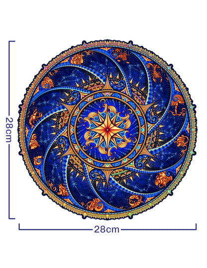 Mandala Znaki Zodiaku – drewniane puzzle ADAWOO, ujęcie produktu 10