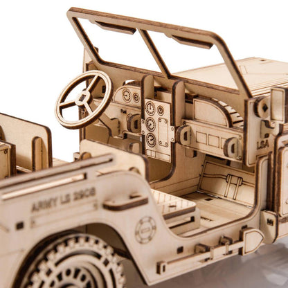 Wojskowy Jeep | Little Story - Wooden Toys World