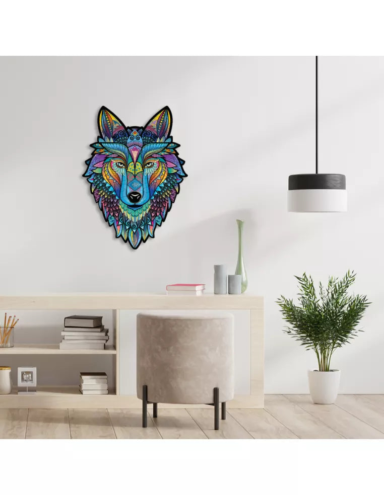 Wilk – drewniane puzzle ADAWOO, zdjęcie 3