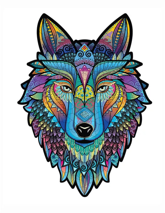 Wilk – drewniane puzzle ADAWOO, zdjęcie 1