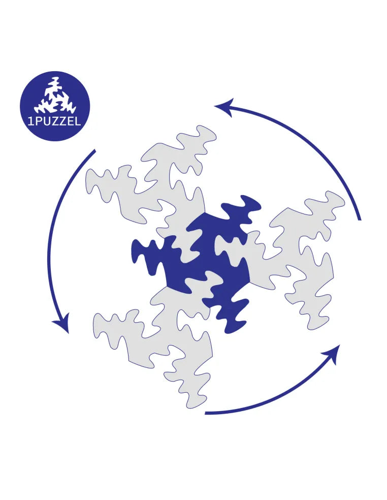 Zimowe opowieści przy kominku – drewniane puzzle ADAWOO, ujęcie produktu 4